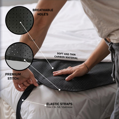 Luxury Goods Pro Grounding and Earthing Mat for Bed | Clint Ober's Grounding Mat for Better Sleep