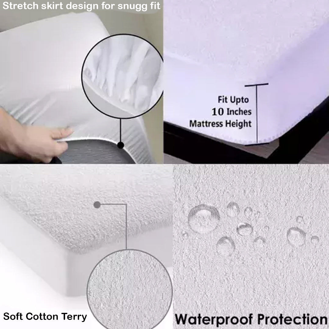 Organic Dri-Tec Waterproof Mattress Protector Sheet by Luxury Goods Pro