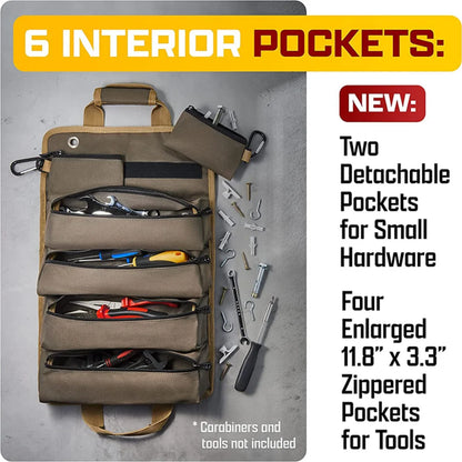 Multi-purpose Roll up Tool Organizer  Bag