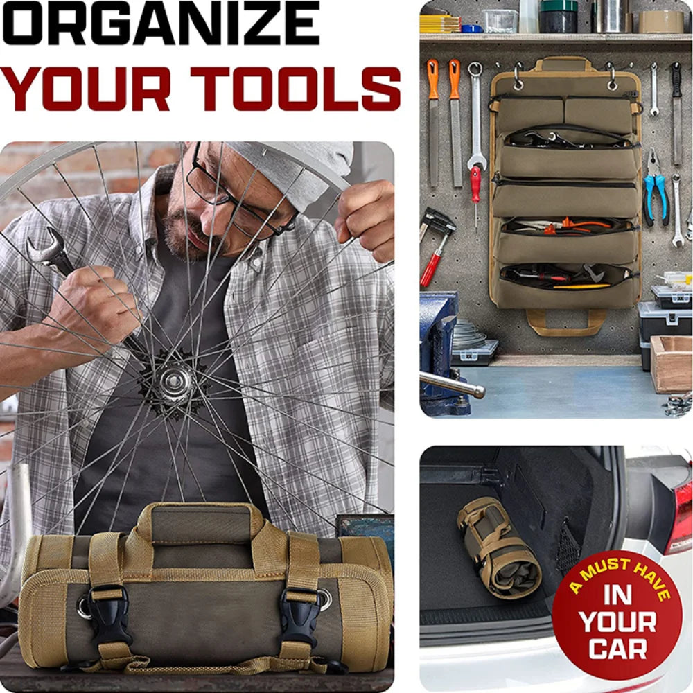 Multi-purpose Roll up Tool Organizer  Bag